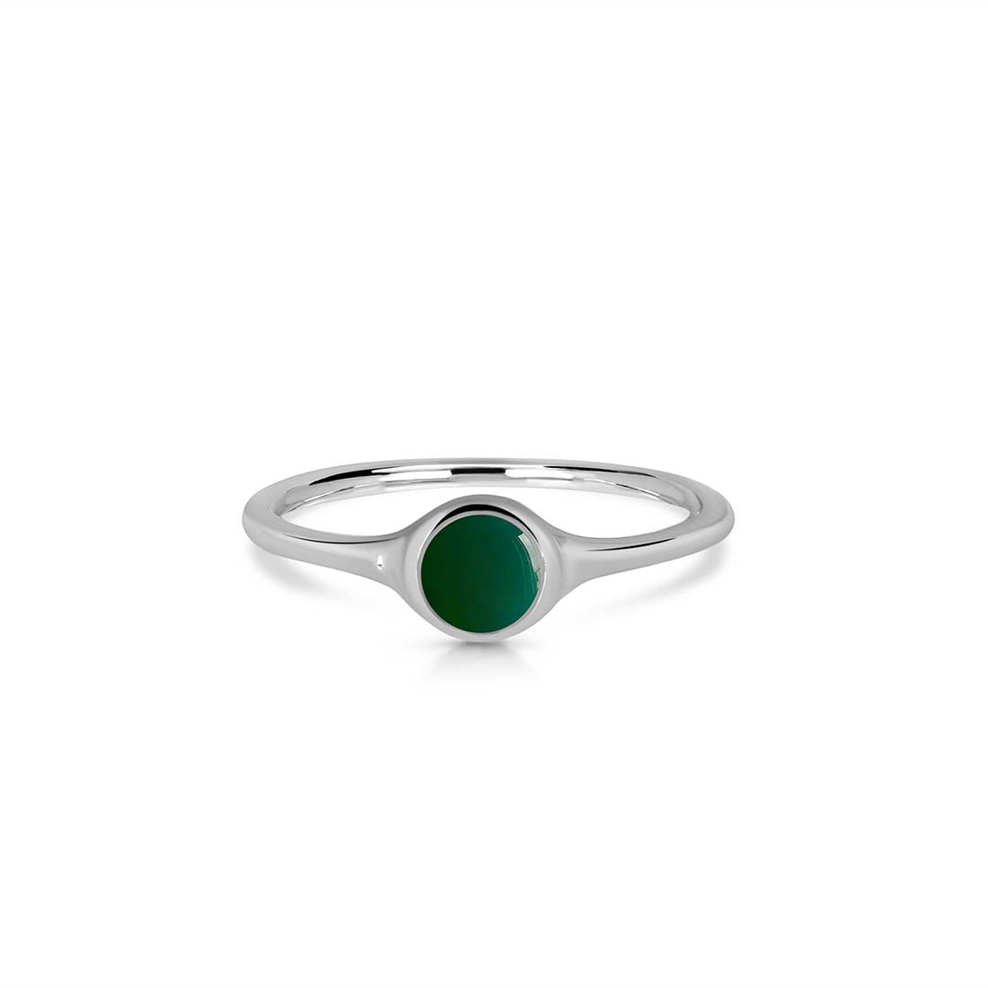 Green Onyx Ring-(GRO-SR-2528.)