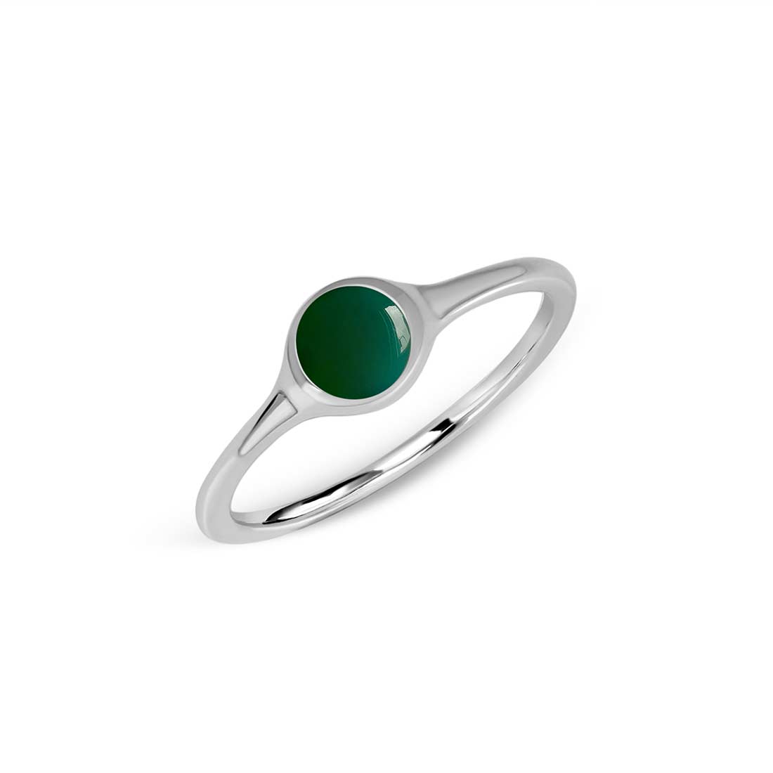 Green Onyx Ring-(GRO-SR-2528.)