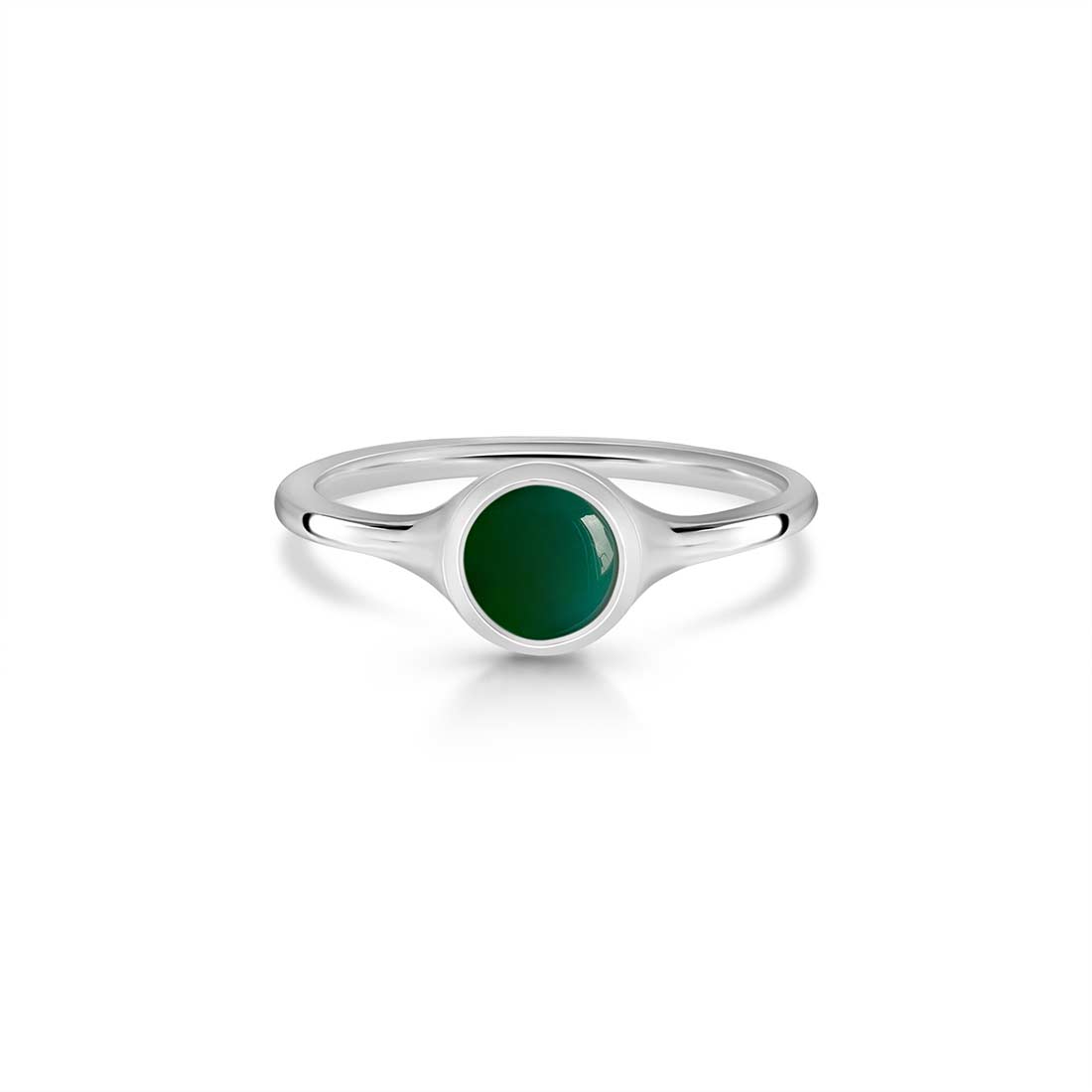 Green Onyx Ring-(GRO-SR-2529.)