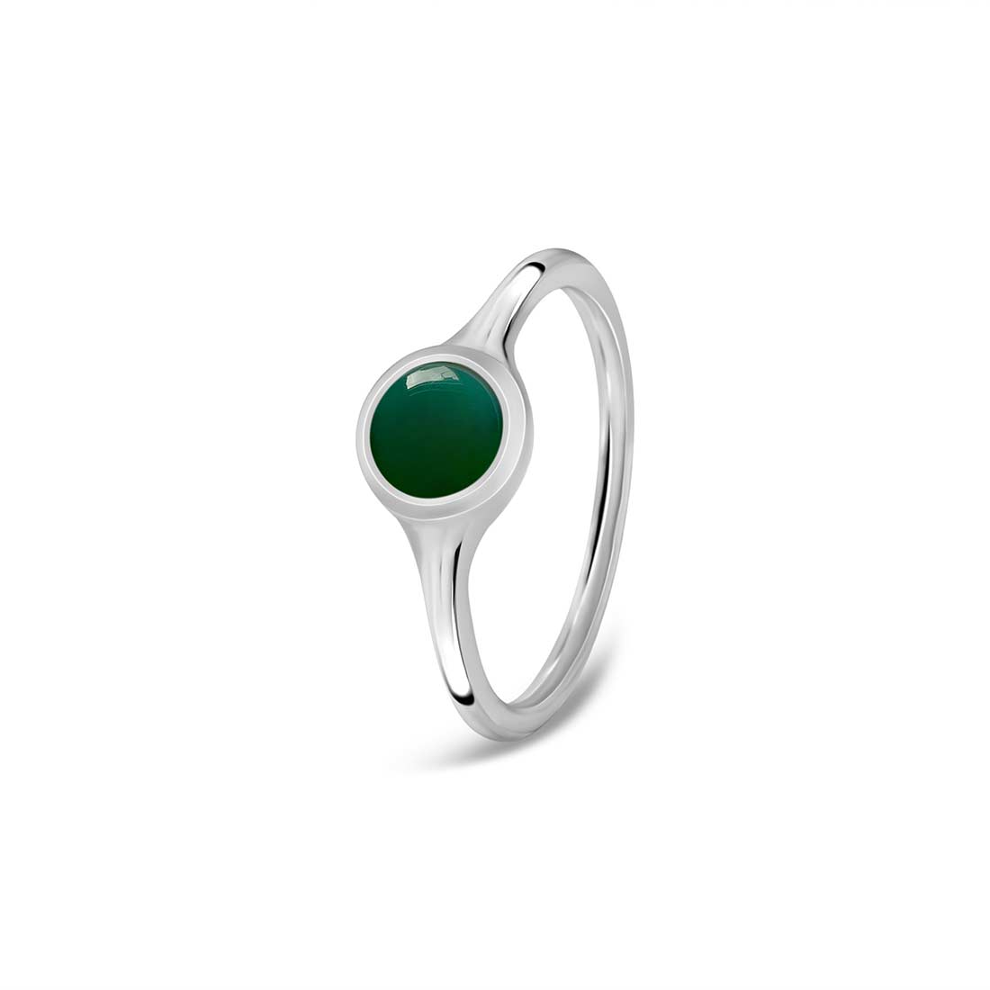 Green Onyx Ring-(GRO-SR-2529.)