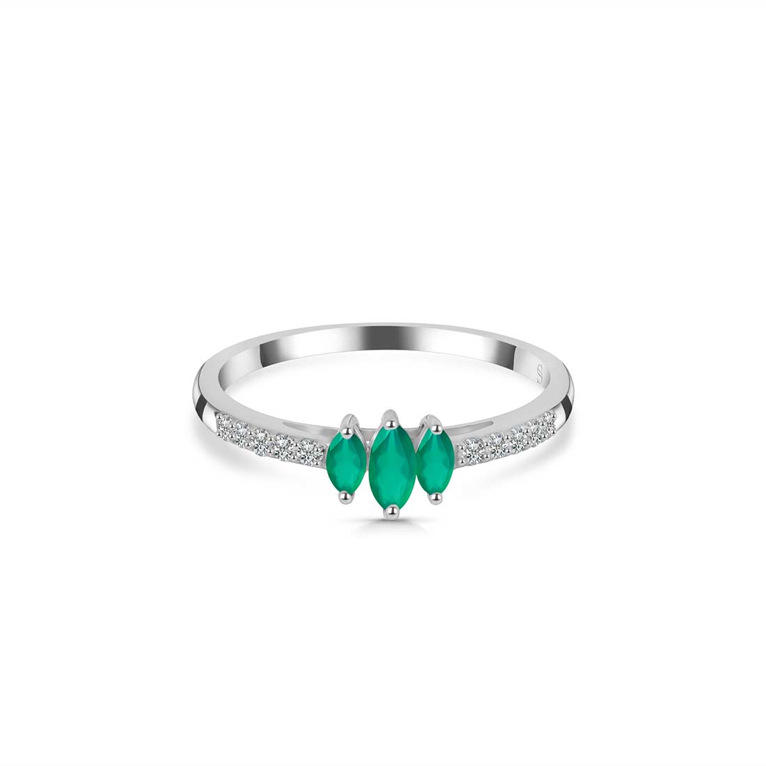 Green Onyx Ring-(GRO-SR-2540.)