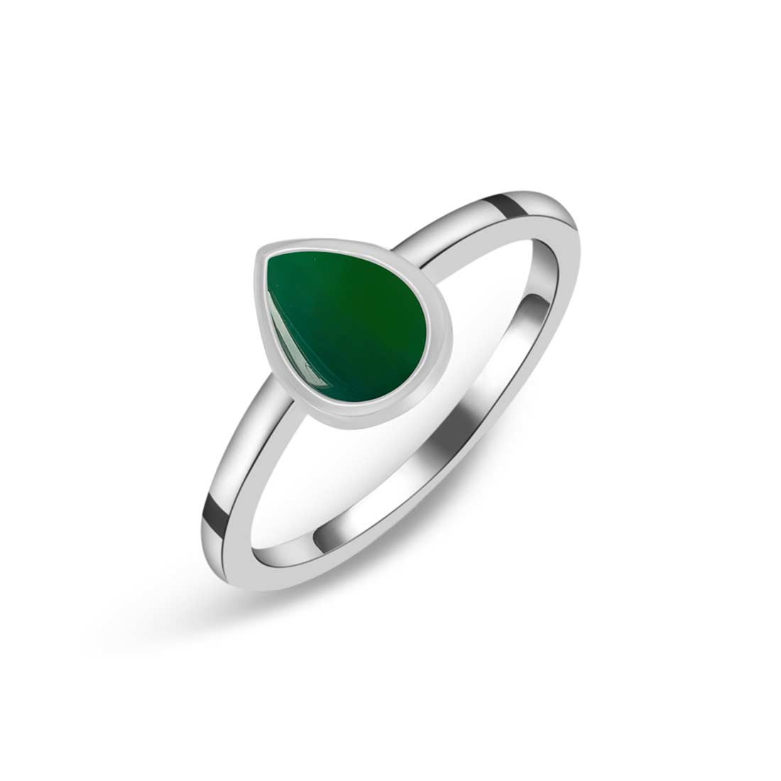 Green Onyx Ring-(GRO-SR-2838.)