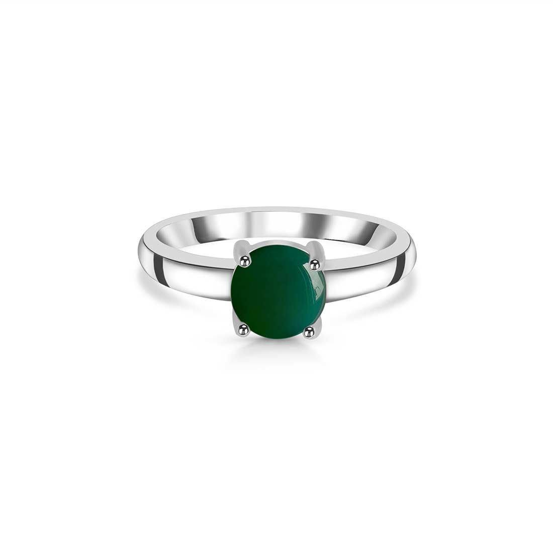 Green Onyx Ring-(GRO-SR-3026.)