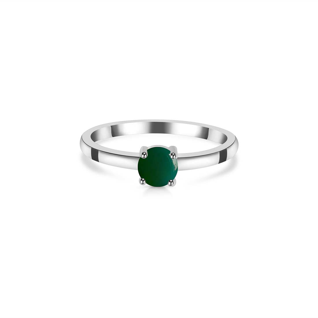 Green Onyx Ring-(GRO-SR-3030.)