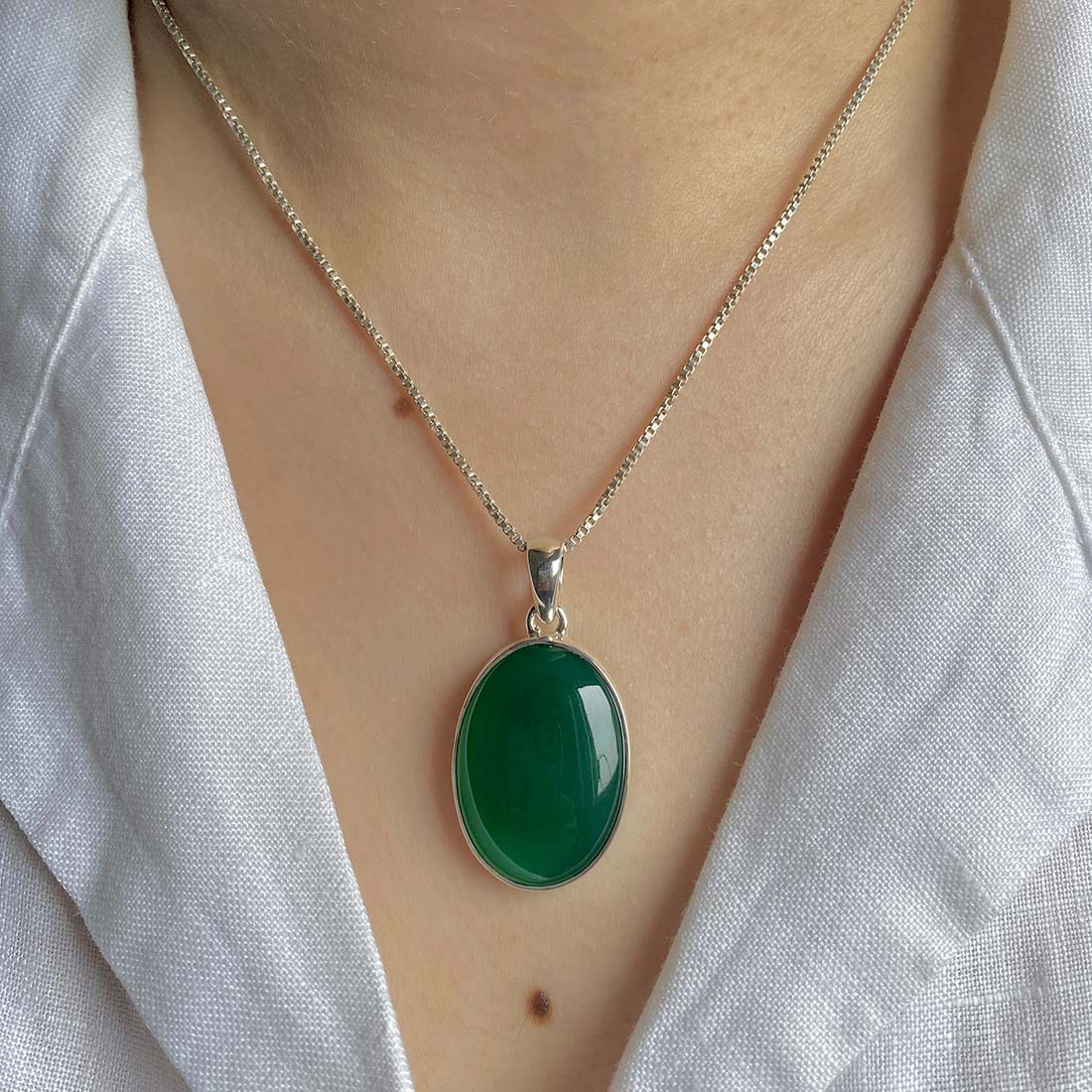 Green Onyx Pendant-(GRO-P-12.)