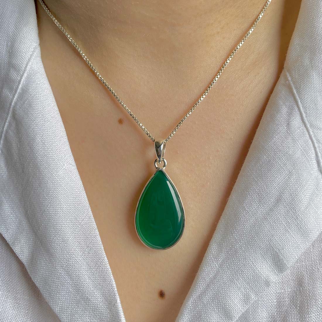 Green Onyx Pendant-(GRO-P-16.)