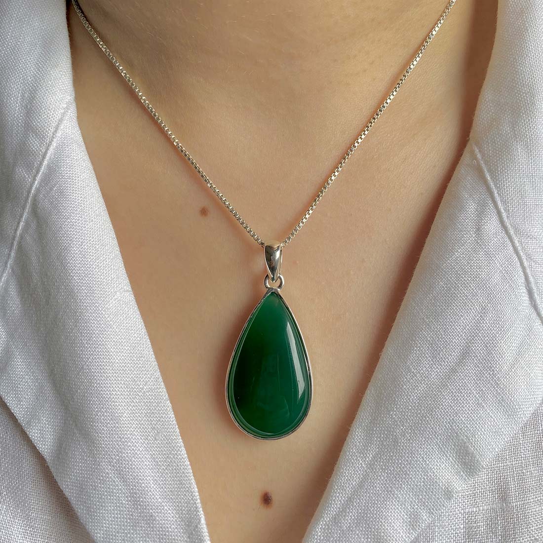 Green Onyx Pendant-(GRO-P-24.)