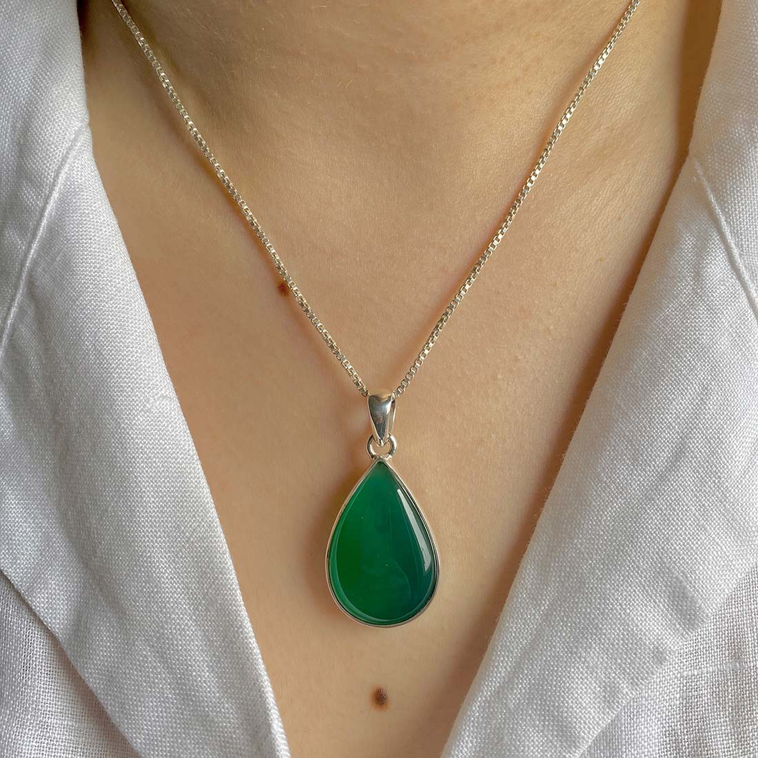 Green Onyx Pendant-(GRO-P-5.)