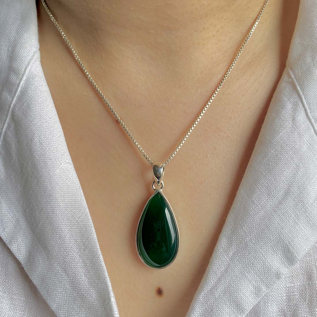 Green Onyx Pendant-(GRO-P-7.)