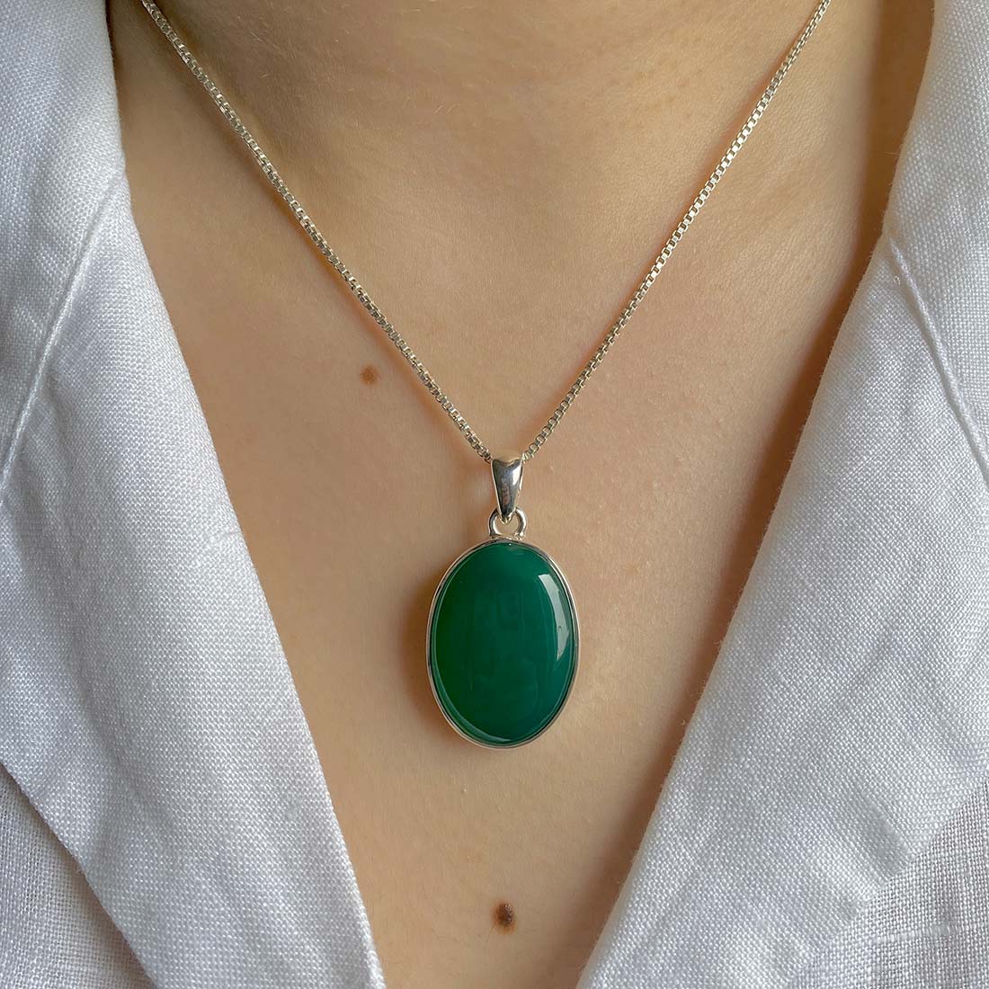 Green Onyx Pendant-(GRO-P-8.)