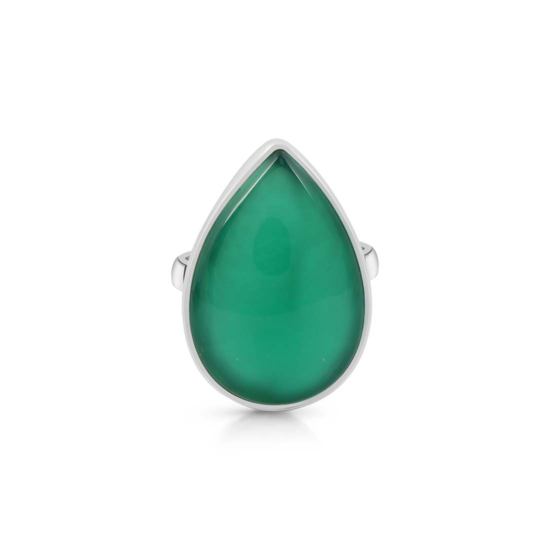 Green Onyx Adjustable Ring-(GRO-R-1.)