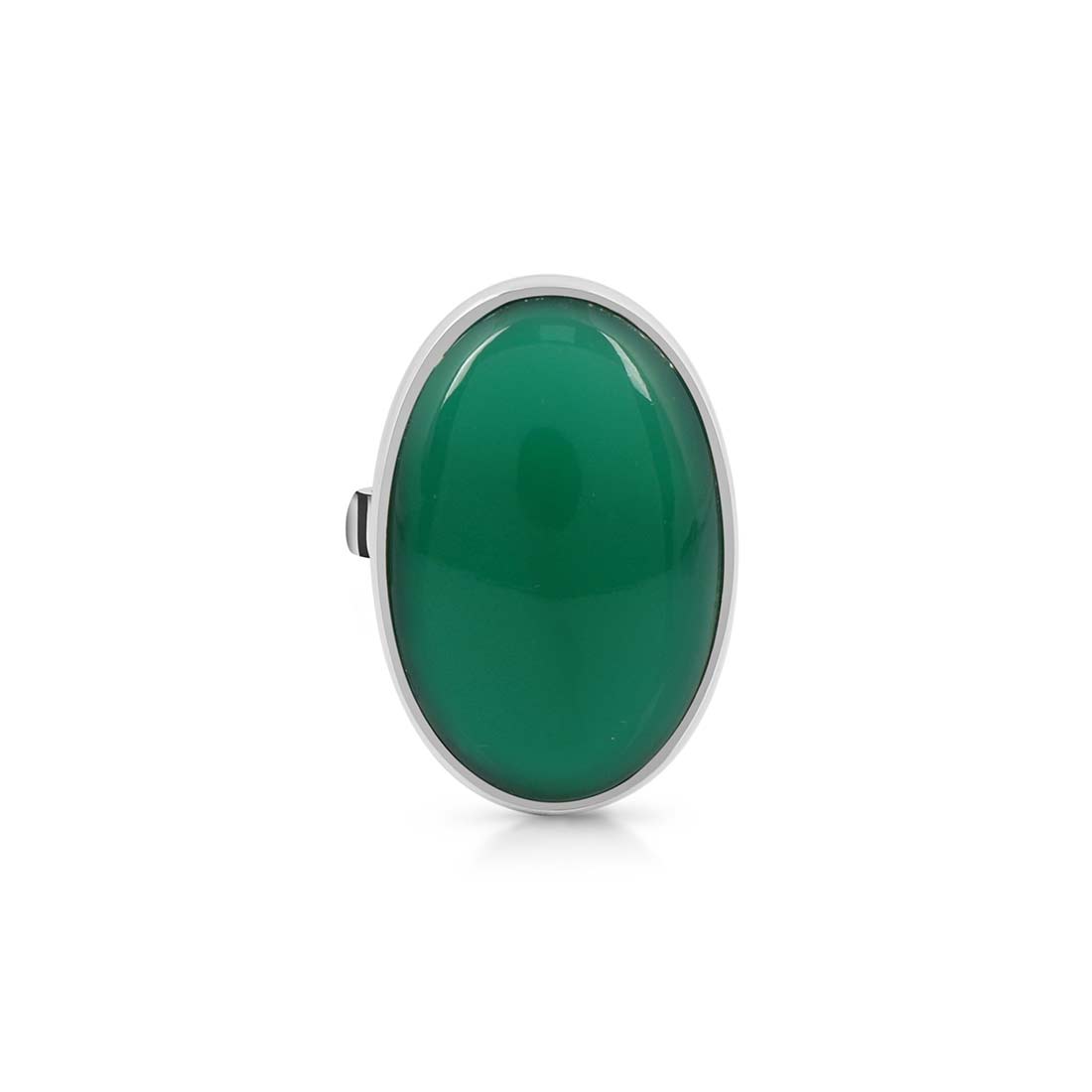 Green Onyx Adjustable Ring-(GRO-R-10.)