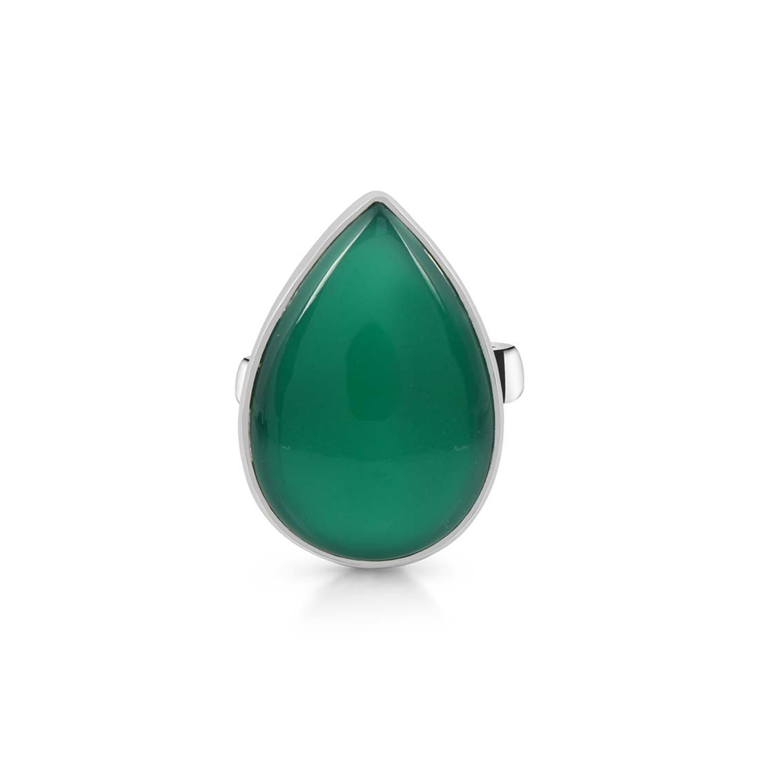 Green Onyx Adjustable Ring-(GRO-R-11.)