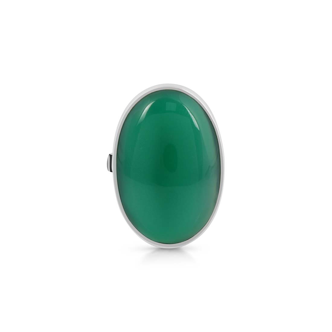 Green Onyx Adjustable Ring-(GRO-R-12.)