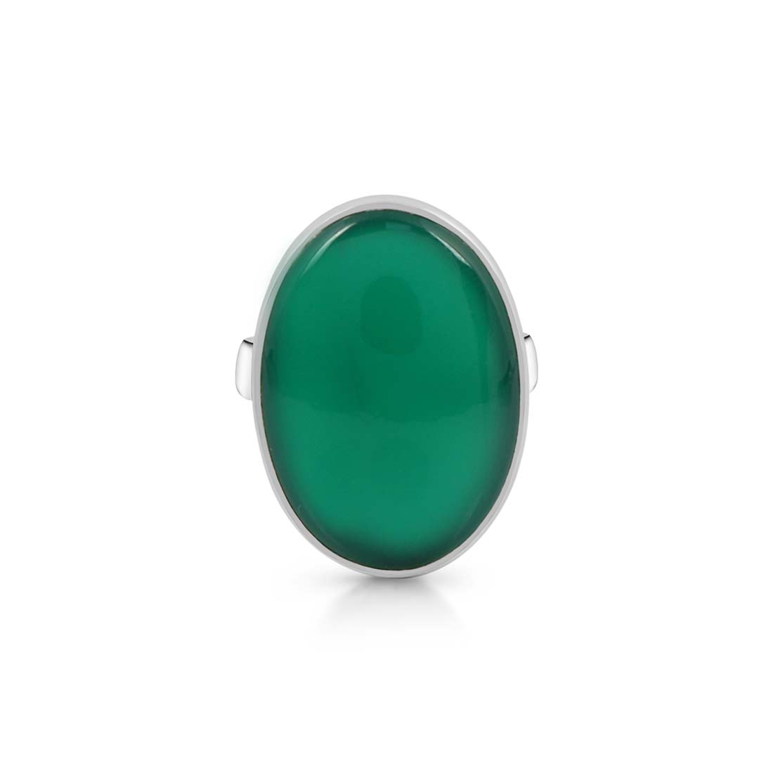 Green Onyx Adjustable Ring-(GRO-R-13.)