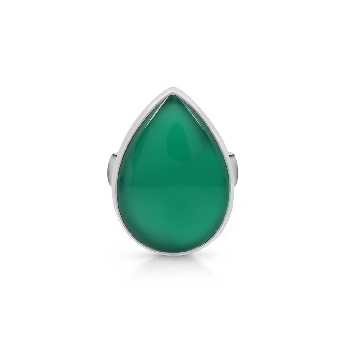 Green Onyx Adjustable Ring-(GRO-R-15.)