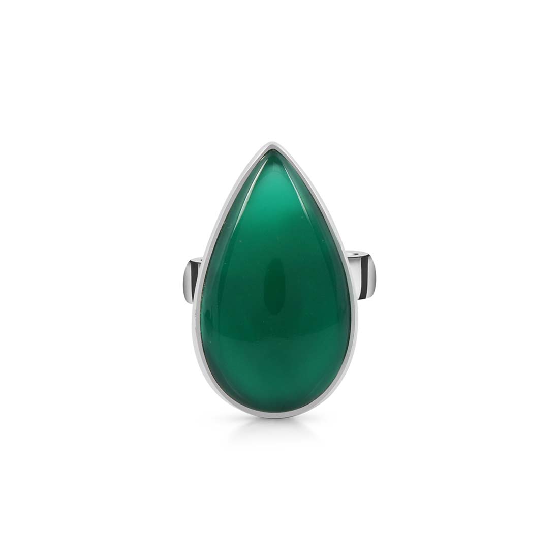 Green Onyx Adjustable Ring-(GRO-R-16.)