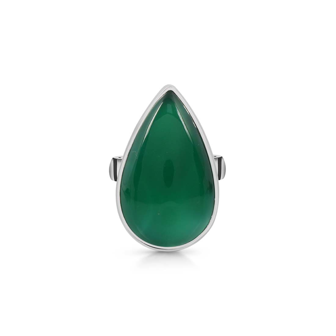 Green Onyx Adjustable Ring-(GRO-R-19.)