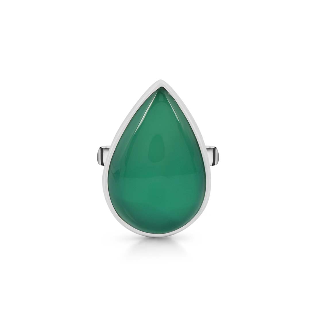 Green Onyx Adjustable Ring-(GRO-R-22.)