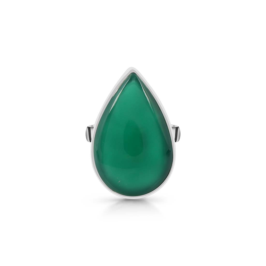 Green Onyx Adjustable Ring-(GRO-R-23.)