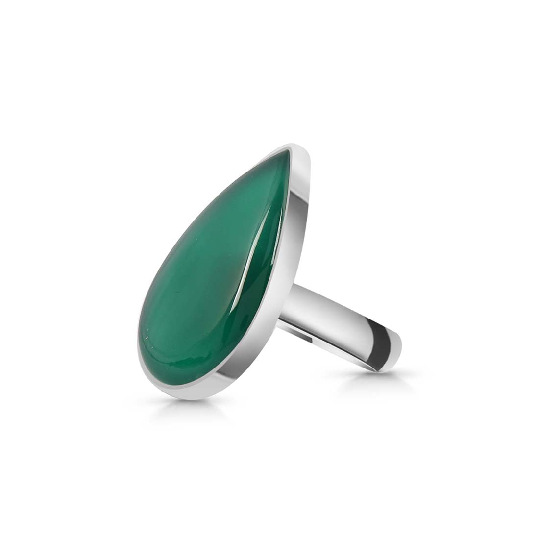 Green Onyx Adjustable Ring-(GRO-R-23.)