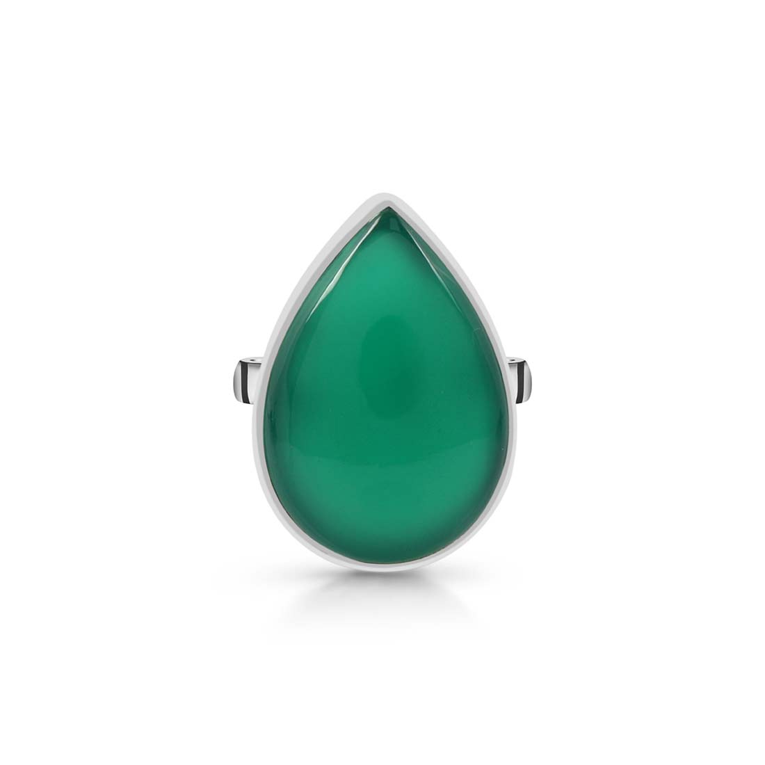 Green Onyx Adjustable Ring-(GRO-R-24.)