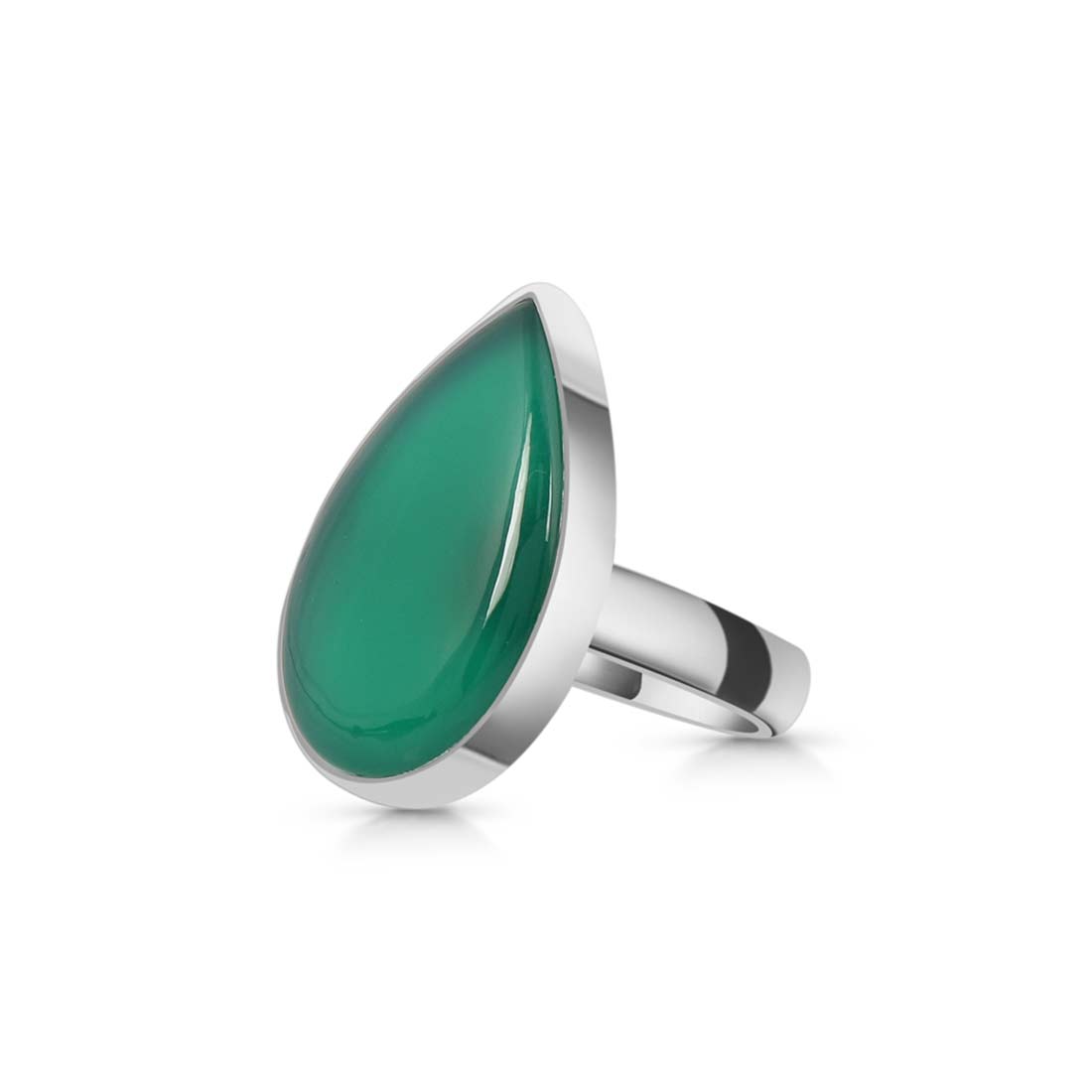 Green Onyx Adjustable Ring-(GRO-R-24.)