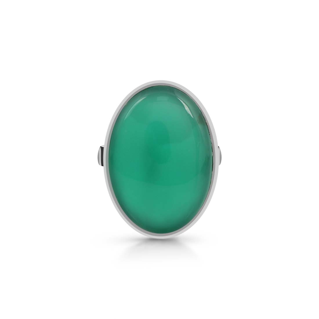 Green Onyx Adjustable Ring-(GRO-R-27.)