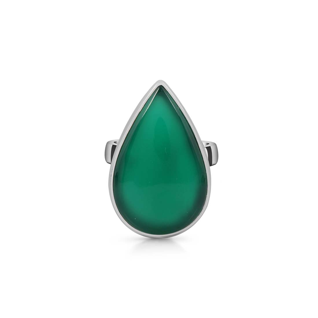 Green Onyx Adjustable Ring-(GRO-R-29.)