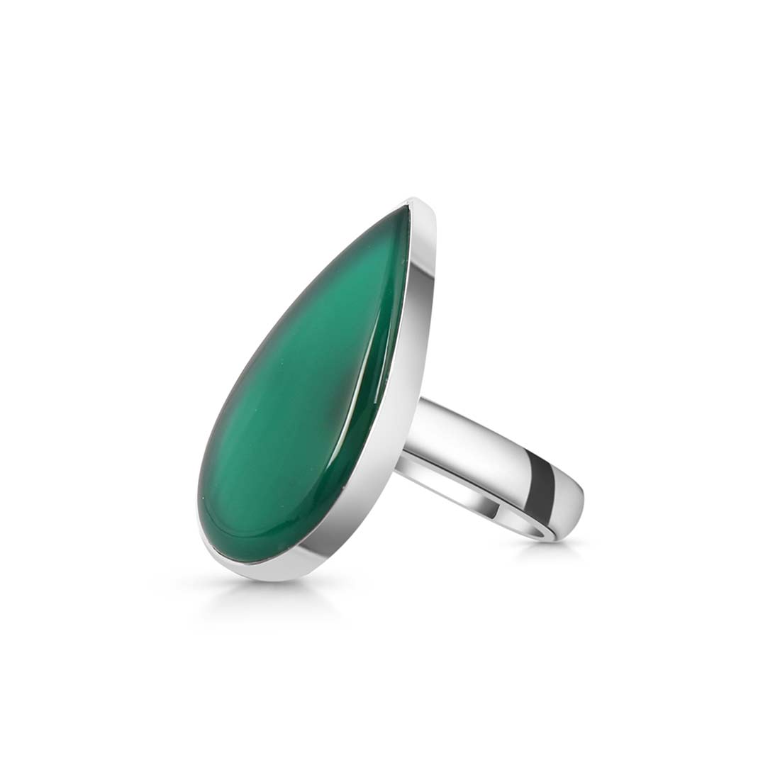 Green Onyx Adjustable Ring-(GRO-R-29.)