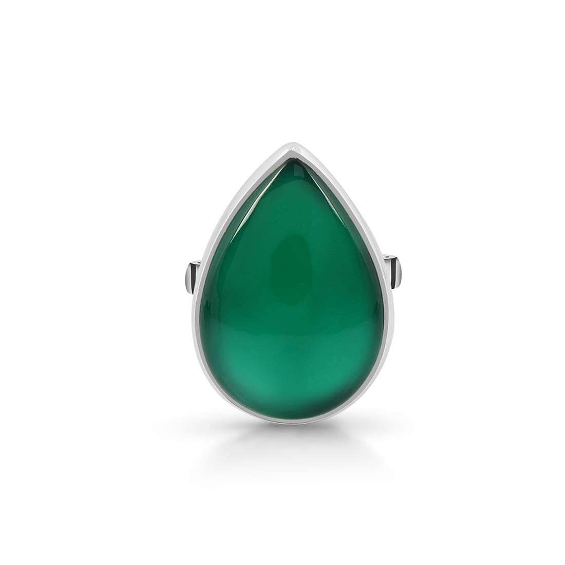 Green Onyx Adjustable Ring-(GRO-R-30.)