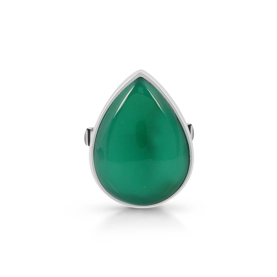 Green Onyx Adjustable Ring-(GRO-R-31.)