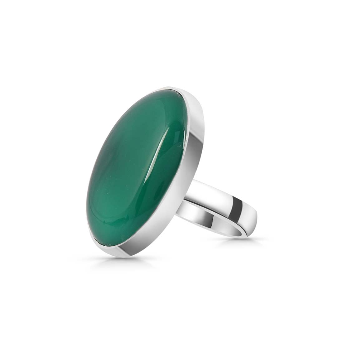 Green Onyx Adjustable Ring-(GRO-R-32.)