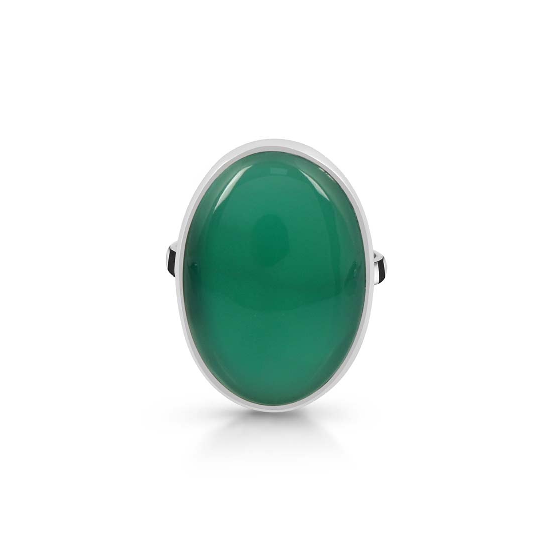 Green Onyx Adjustable Ring-(GRO-R-33.)