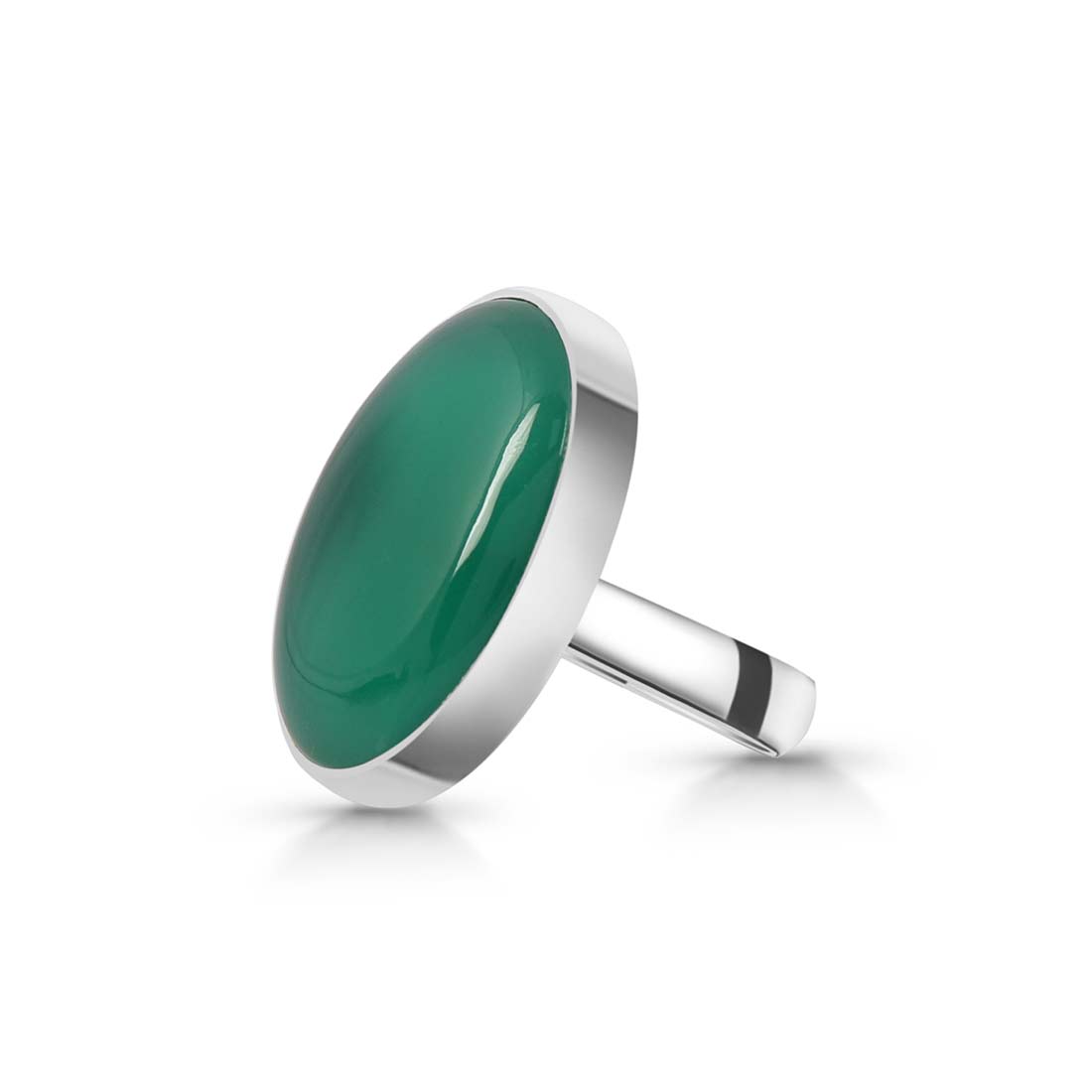 Green Onyx Adjustable Ring-(GRO-R-33.)