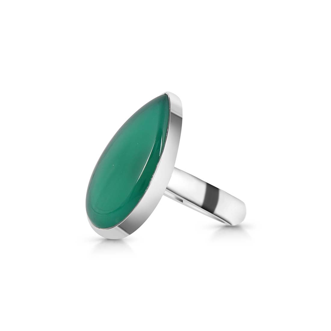 Green Onyx Adjustable Ring-(GRO-R-34.)