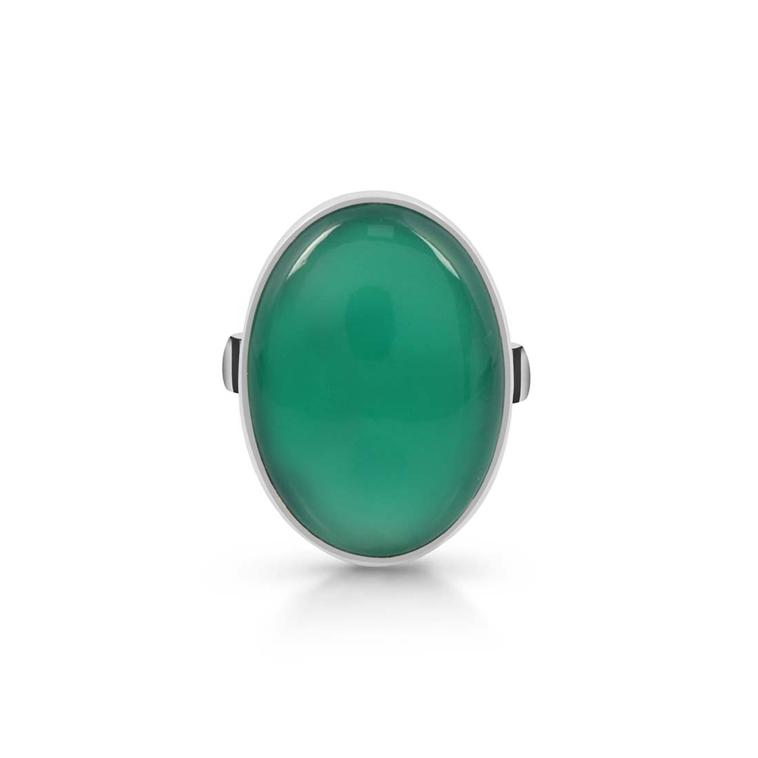 Green Onyx Adjustable Ring-(GRO-R-35.)