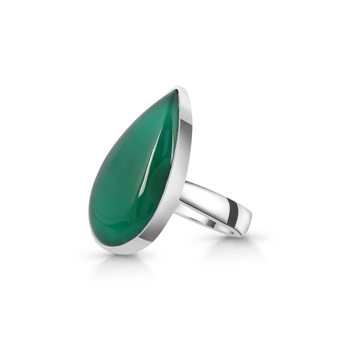 Green Onyx Adjustable Ring-(GRO-R-4.)