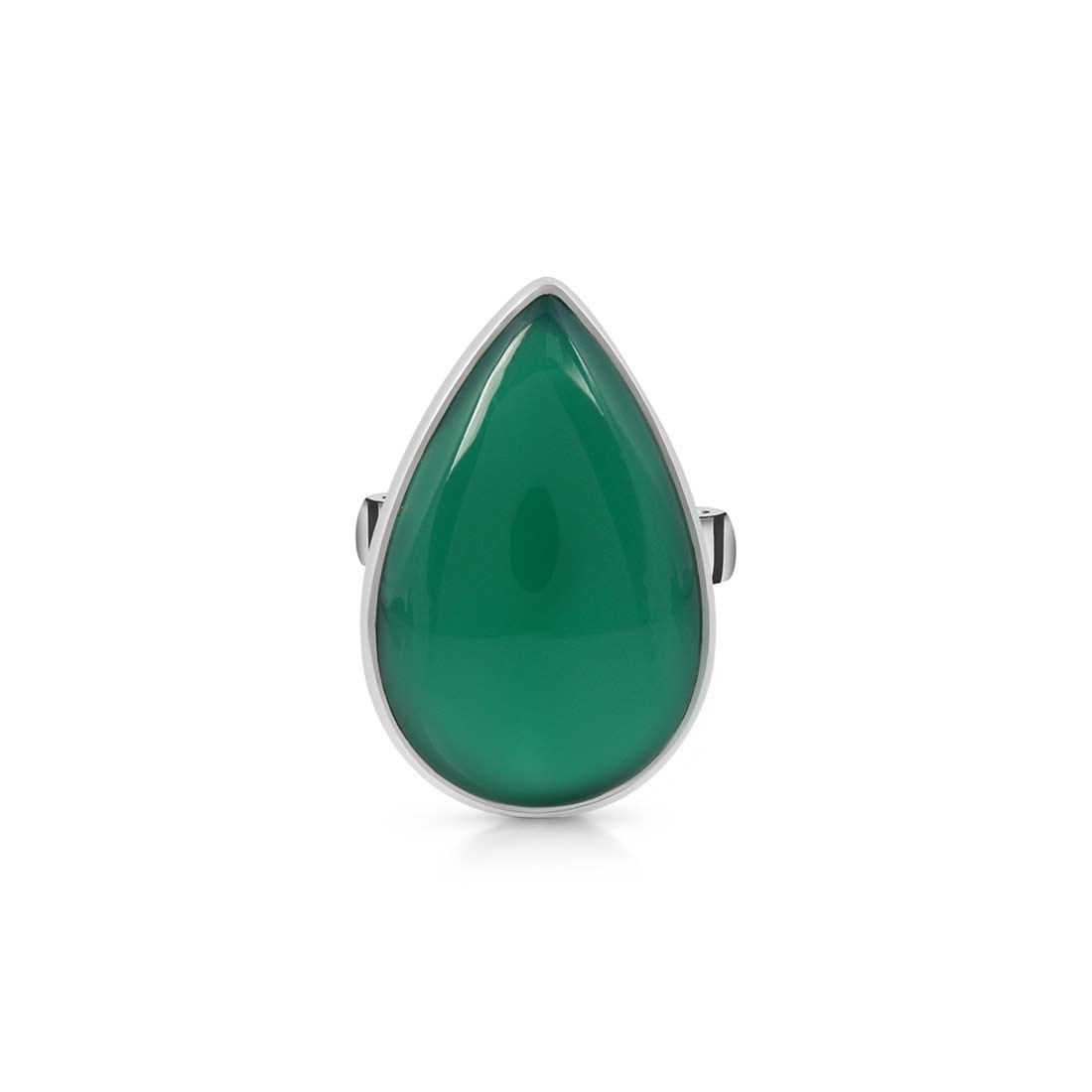 Green Onyx Adjustable Ring-(GRO-R-5.)