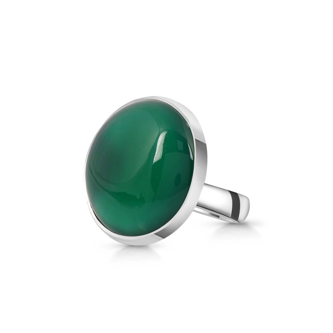 Green Onyx Adjustable Ring-(GRO-R-6.)