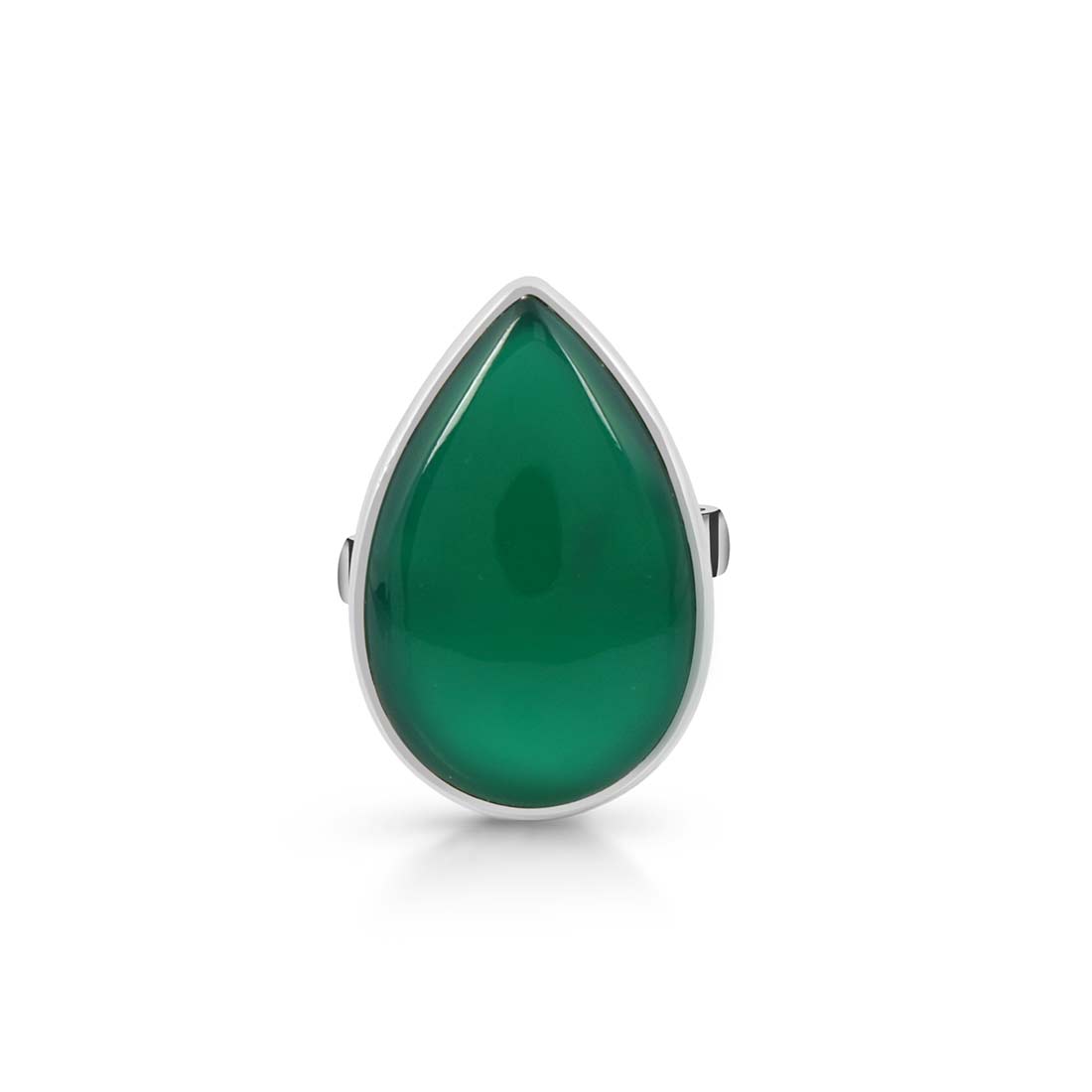 Green Onyx Adjustable Ring-(GRO-R-8.)