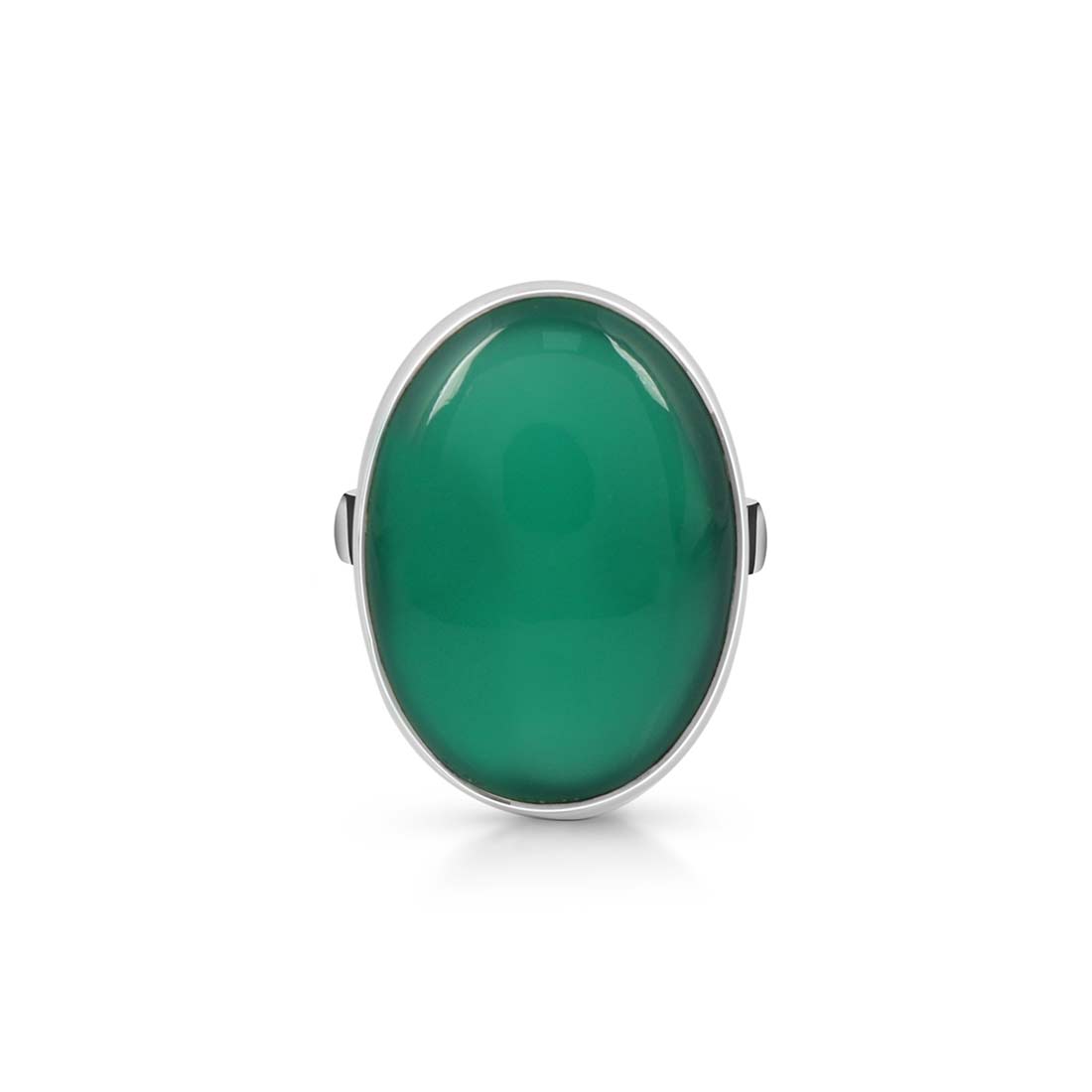 Green Onyx Adjustable Ring-(GRO-R-9.)