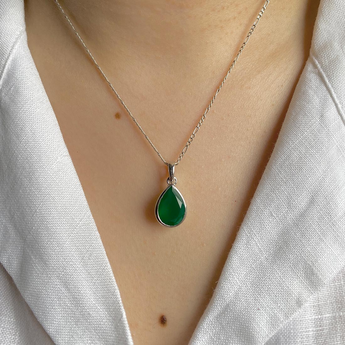 Green Onyx Pendant-(GRO-SP-470.)