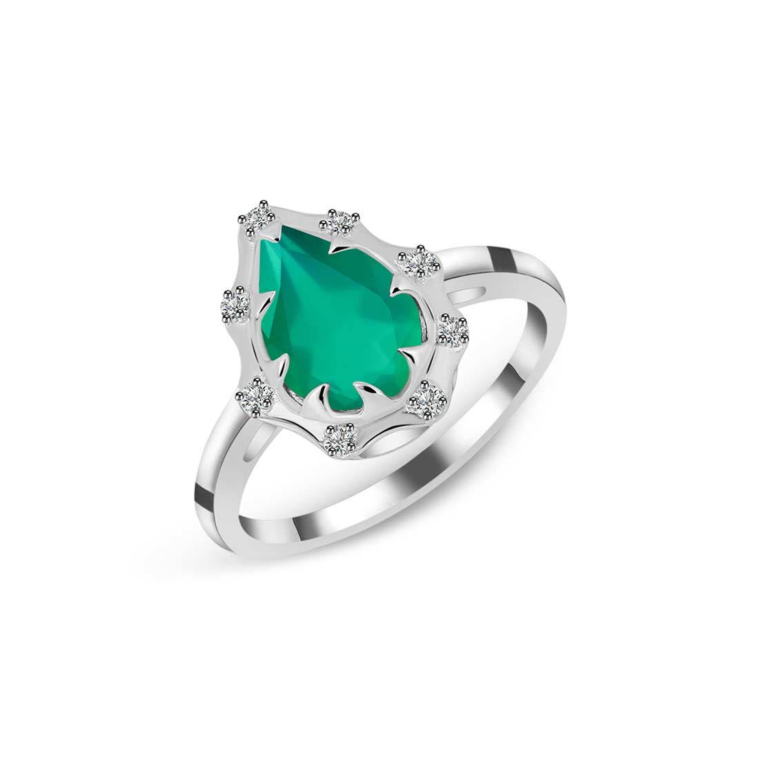 Green Onyx Ring-(GRO-SR-369-W.)