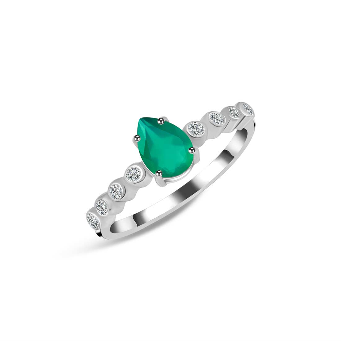 Green Onyx Ring-(GRO-SR-419D-W.)