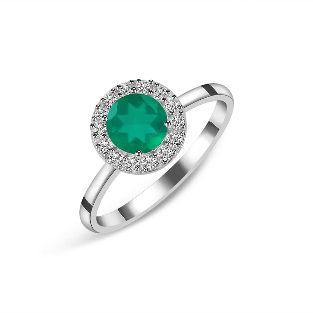 Green Onyx Ring-(GRO-SR-1768.)