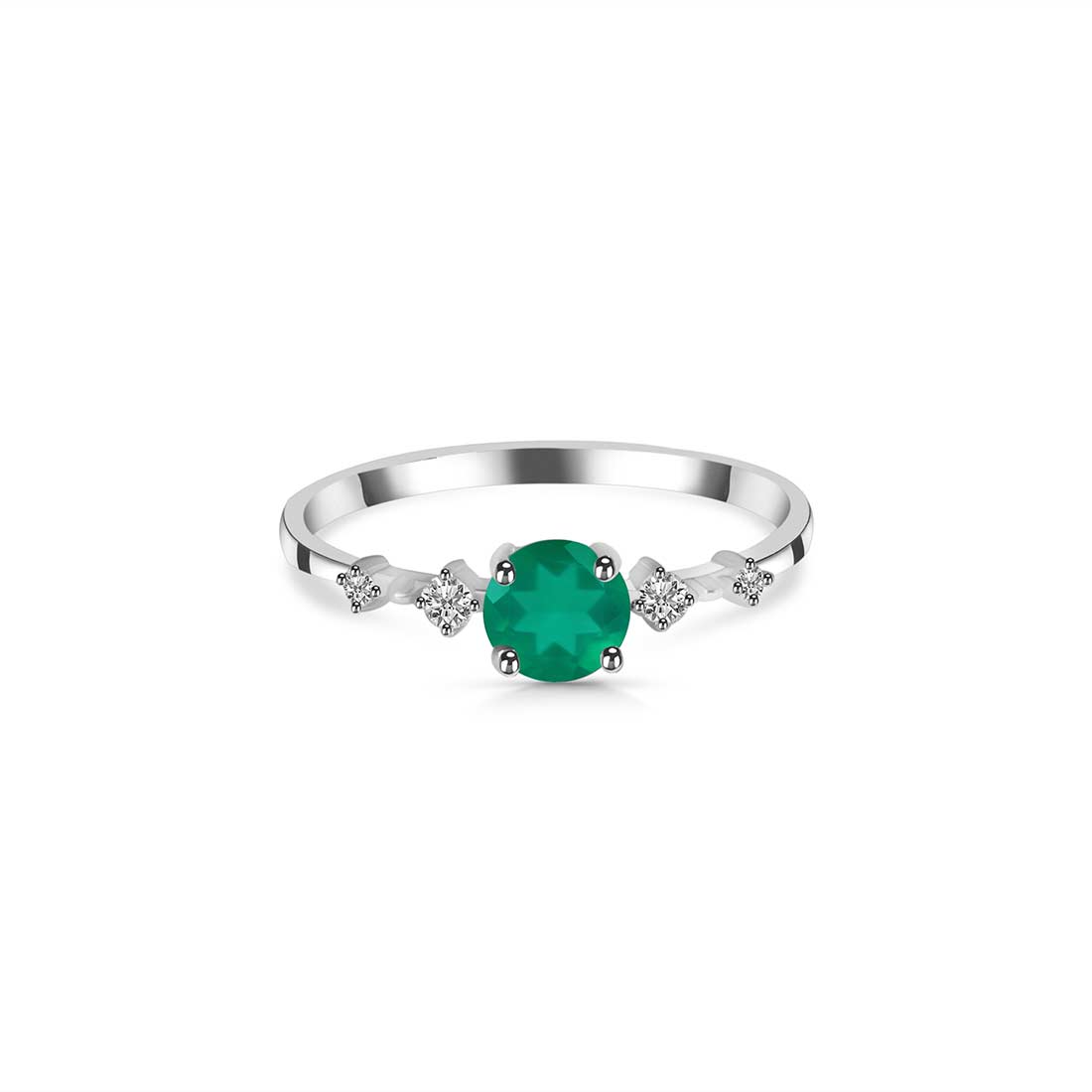 Green Onyx Ring-(GRO-SR-1939.)