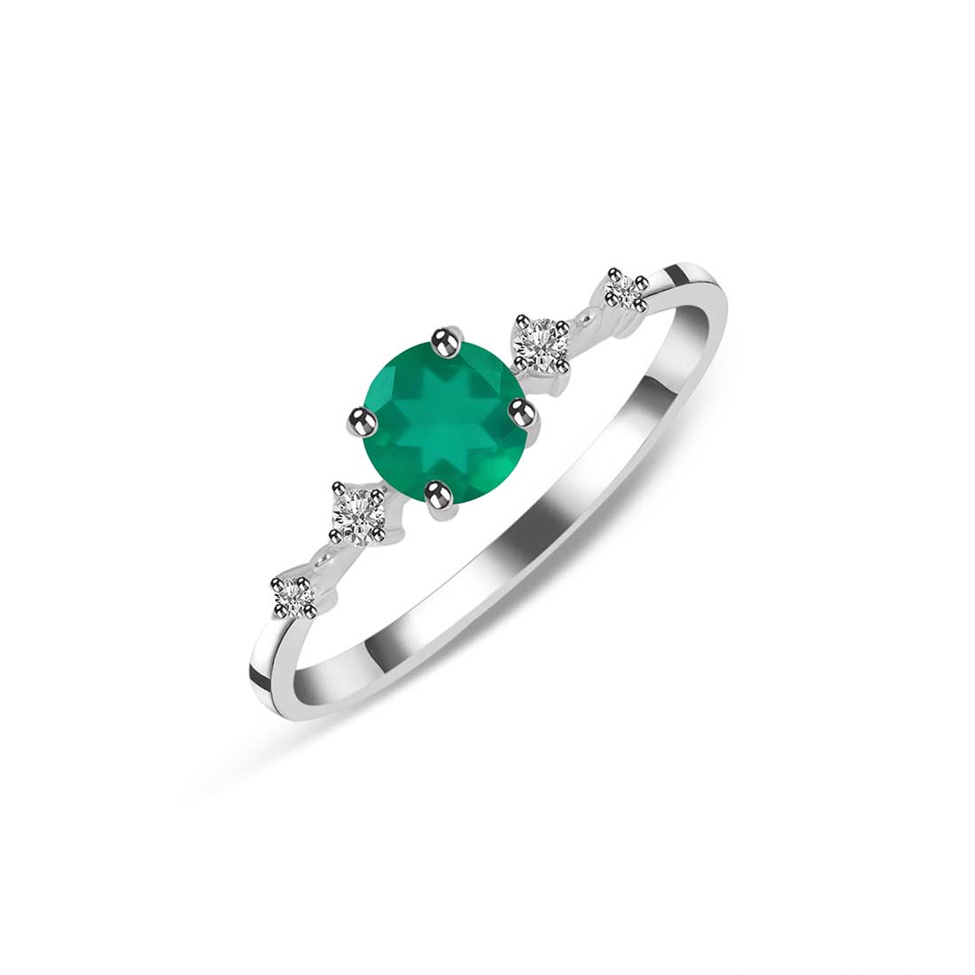 Green Onyx Ring-(GRO-SR-1939.)