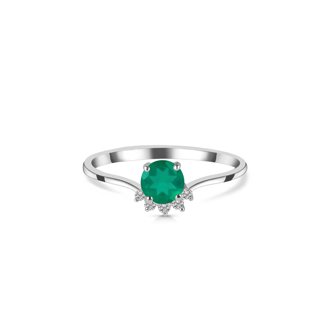 Green Onyx Ring-(GRO-SR-1942.)