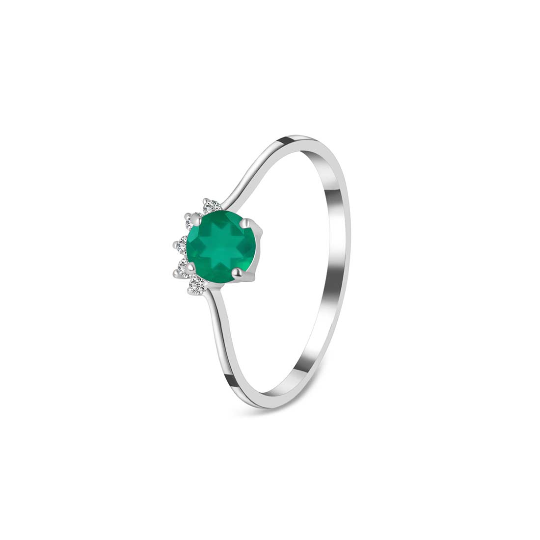 Green Onyx Ring-(GRO-SR-1942.)